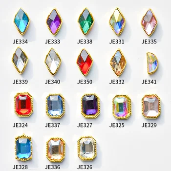 

10 pcs/LOT Crystal Nail Art Decorations Rhinestone Stereoscopic Diamonds Stone Strass Jewelry New Arrival Alloy JG35359