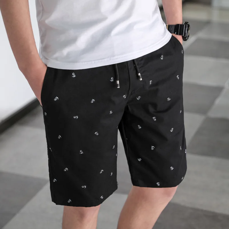 Летние мужские повседневные брюки, пляжные шорты для мужчин из чистого хлопка, мужские короткие спортивные штаны, уличная одежда Y