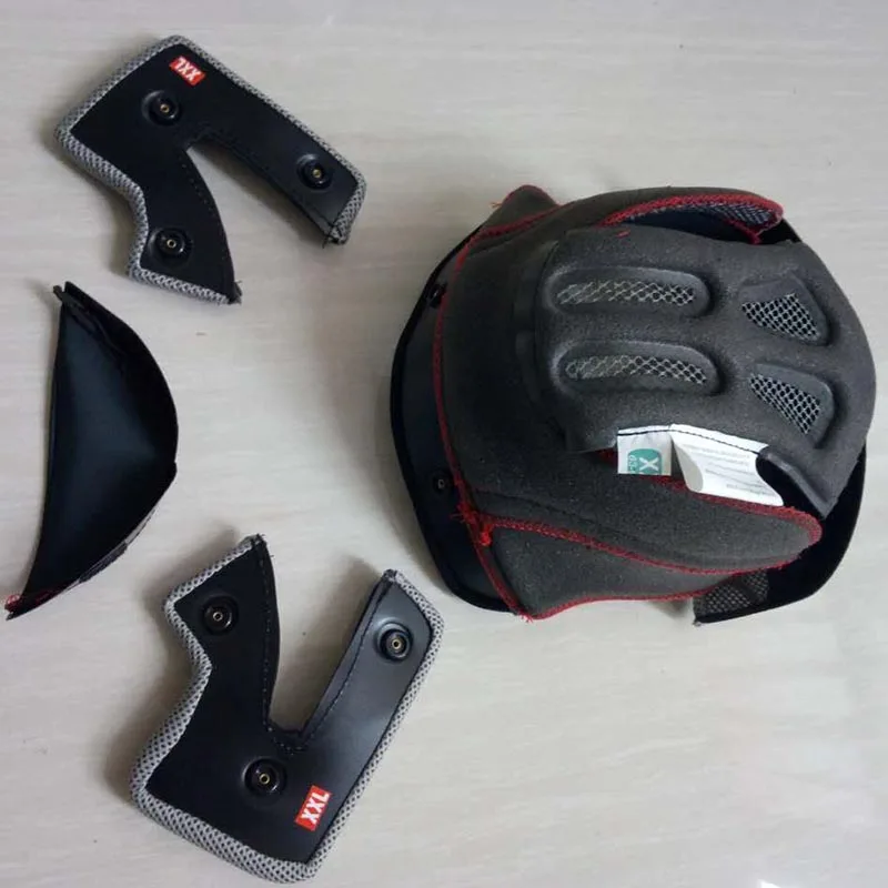 motorcycle armour Motorcycle full face helmet pads adjust the size of the helmet special helmet liner protective gear