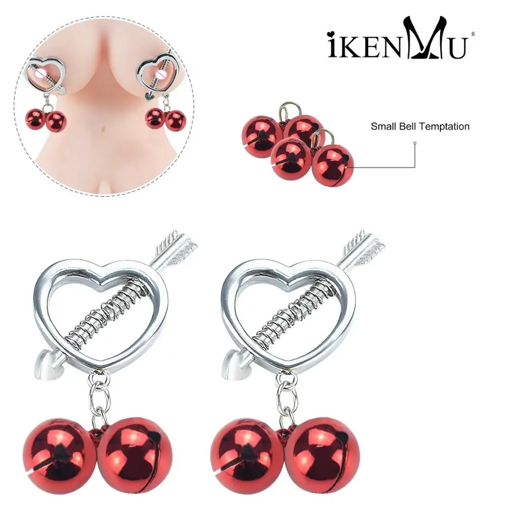 Breast Clips SM Bondage Restraint iKenmu Klipsy Sutki Stainless Steel High Quality BDSM Nipple Clamps Sex Toy for Couples Fun