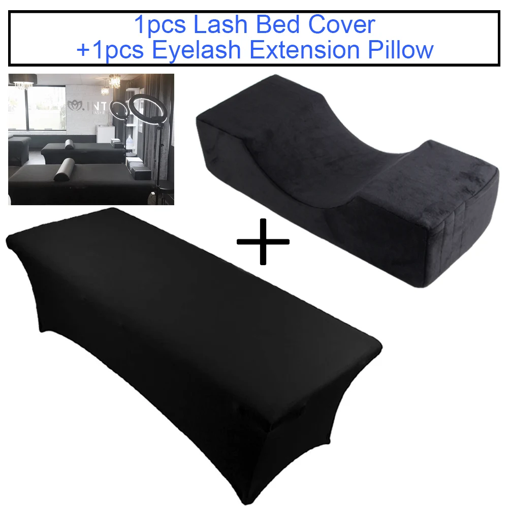 Grafting Eyelash Pillow Ergonomic Support Flannel Salon Lash Pillow