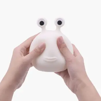 

Cute Soft Slug Shape Night Light with Touch Control USB Rechargeable Desktop X6HC