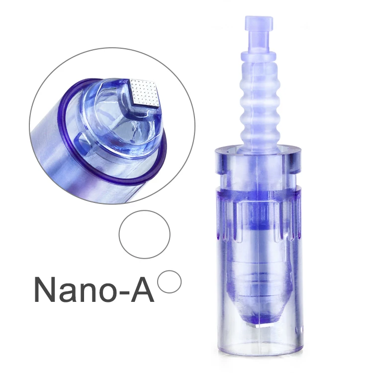 Nano A Игольчатый картридж для Dr pen A6 Nano/9 pin/12 pin/36 pin/42 pin микро Сменные иглы головка Дерма ручка наконечник татуировки Замена - Габаритные размеры: Nano A