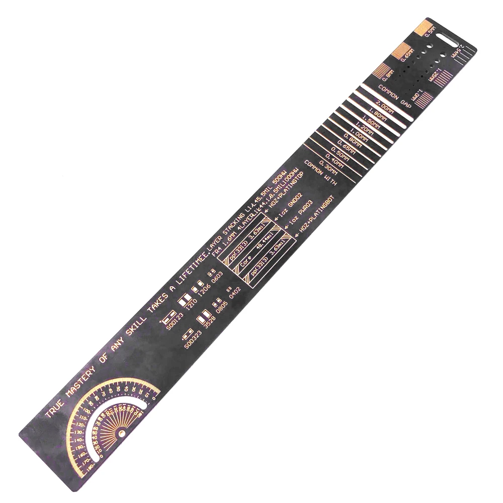 Линейка PCB 250 мм чип для ориентировочной линейки IC SMD диодный транзистор