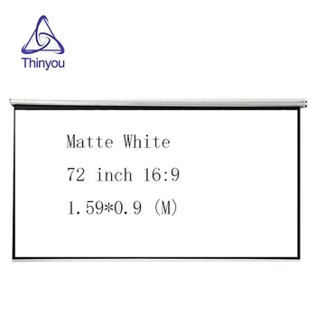 

Thinyou 72 inch 16:9 Projector HD Screen Portable Folded Front Projection Screen Fabric With Eyelets Without Frame pantallas
