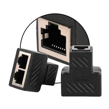 VONETS RJ45 Кабо-де-Rede сетевой передатчик кабель разделитель провода адаптер отклонения в размерах на 1-2 Way Женский сетевой разъем Ethernet соединитель Адаптер