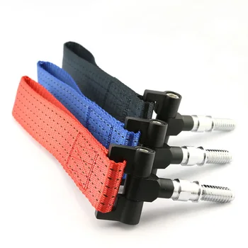 

Auto Accessories Towing Strap Car Professional Traction Hook Bumper Racing Trailer Ring Front Easy Install Nylon Universal