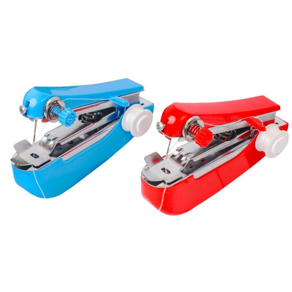 Mini Sewing Machine 1PC Portable Home Pocket Mini Tailor Stitch Handheld Sewing Machine 2