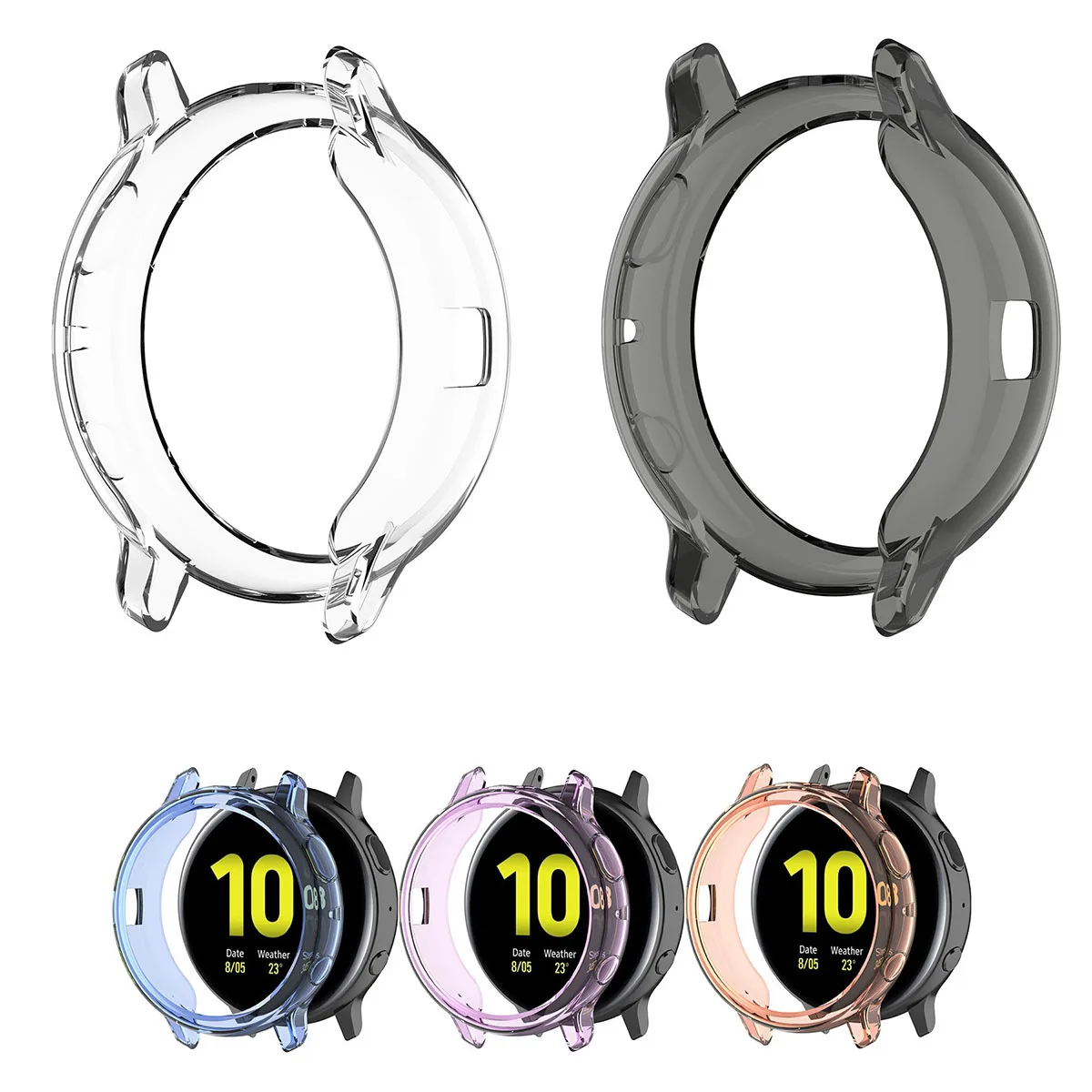 Защитный чехол из ТПУ для Samsung Galaxy Watch Active 2 силиконовый 44 мм 40 R830 R820 | Наручные часы