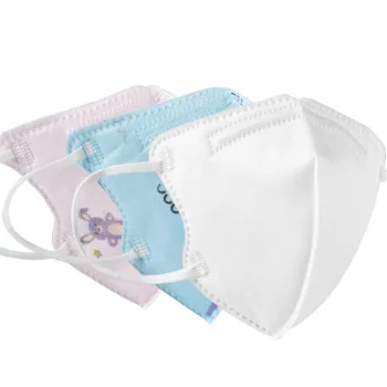 

KN95 Kids Mascarillas Thicker 5 layer KN95 Children Mask Anti-fog Strong Protective Mouth Mask Respirator Reusable FFP2 Masque