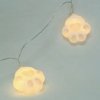 

10 LED Cute Cat Claw Shape Decorative String Light Kid's Room Showcase Home