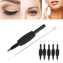 5 шт. ручка для татуировки 1RL/3RL/5RL/7RL/9RL одноразовая Стерильная Силиконовая ручка для тату трубы для тату-машинки инструменты поставки