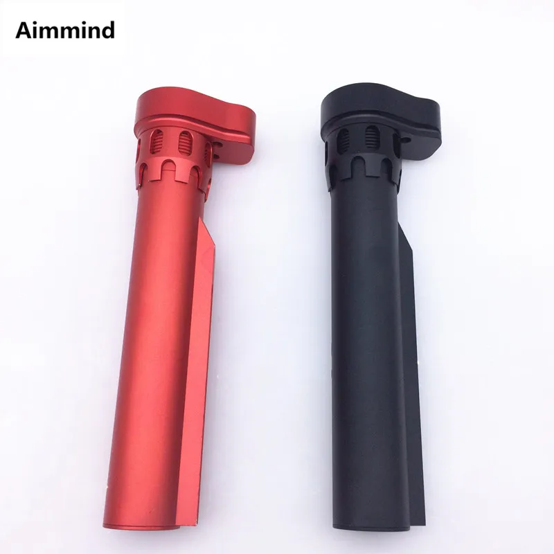 

Tactical 6 Position Buffer Tube for Airsoft M4/M16 Series AEGs Retractable Stock Light weight CNC Stock Extension Tube