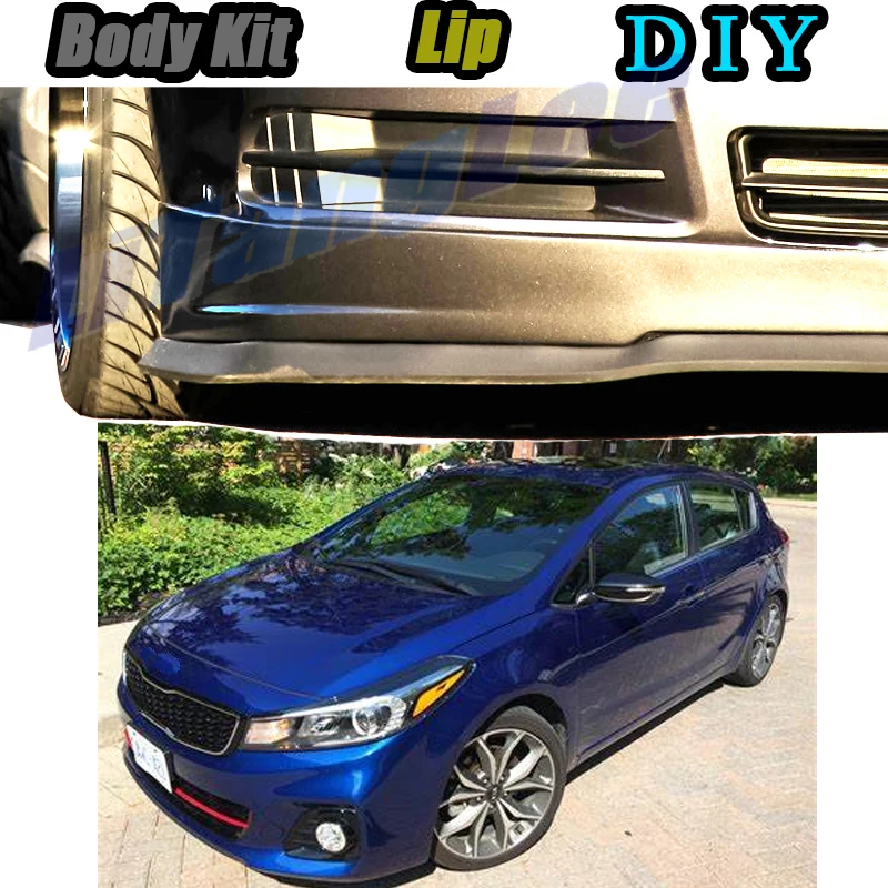 3M Bumper Lip Deflector Front Skirt For KIA Forte K3 Cerato Shuma Koup demo