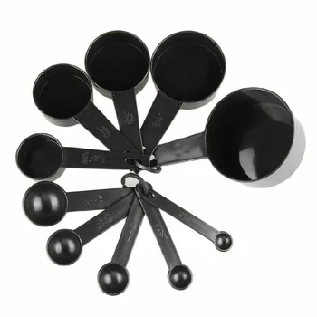 

10 Pcs/Set Measuring Cups And Spoons Plastic Measuring Baking For Cooking Scale Kitchen Accessories Pastry Cooking Tools
