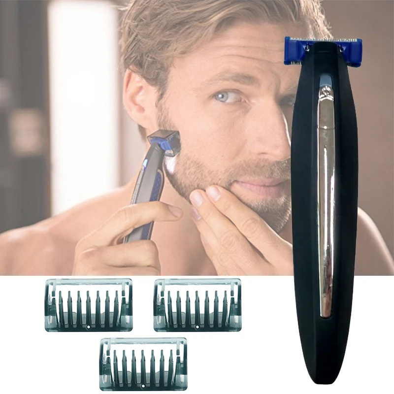 

Painless Men's Electric Shaver Rechargeable USB Shaving Machine Male Shaver LED Light Smart Fast Cleaning Remove Trimmer