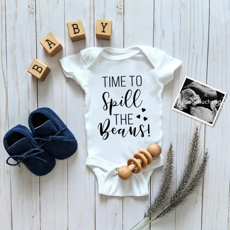 Funny Baby Announcement Onesie Vais a ser Abuelos Newborn Baby Bodysuits  Cotton Summer Boys Girls Romper Body Pregnancy Reveal - AliExpress