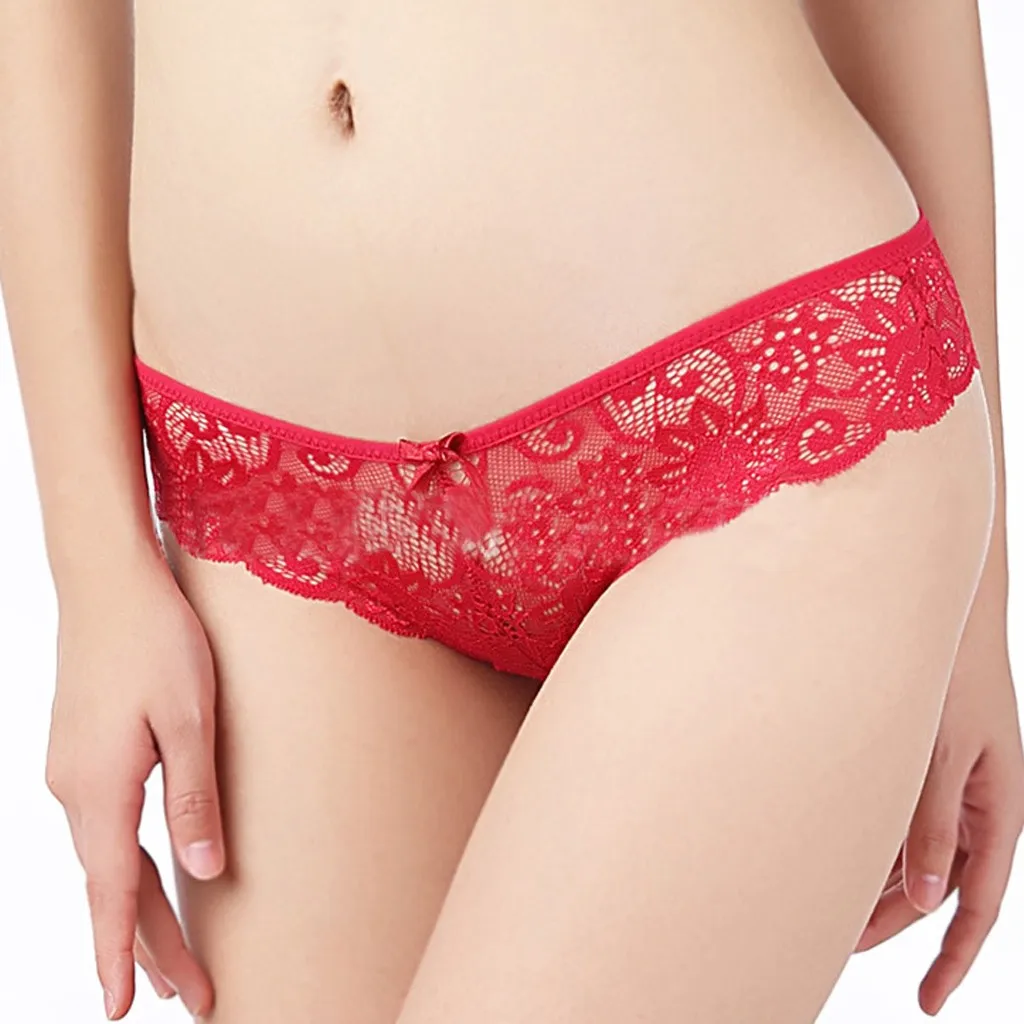 Fashion Delicate Women Translucent Underwear Sheer Lace Tank Lace Sexy Underpant Put your body in a totally relaxed status