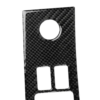 

Black Window switch trim Decal Accessories 2pcs Auto Carbon Fiber Lift