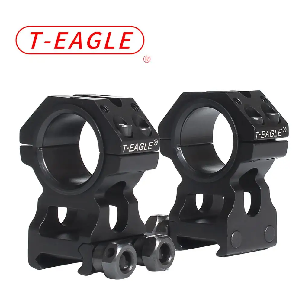 

TEAGLE 30mm / 25.4mm Riflescope mount ring 20mm dovetail rail high profile Low Profile for rifle scope hunting mount