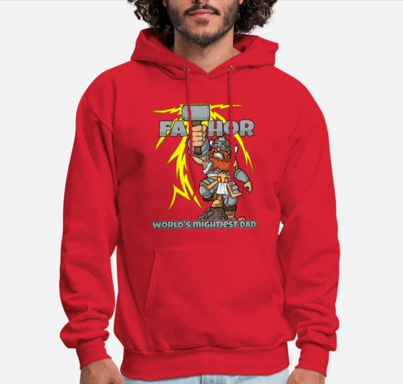 World's Mightiest Dad - Viking Father Unisex Hoodie