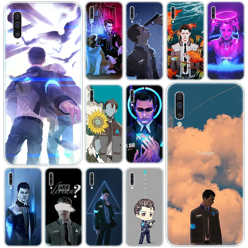 Detroit стать человека RK800 Коннор чехол для телефона Samsung Galaxy A90 5G A80 A70 A60 A50 A40 A30 A20 A10 S