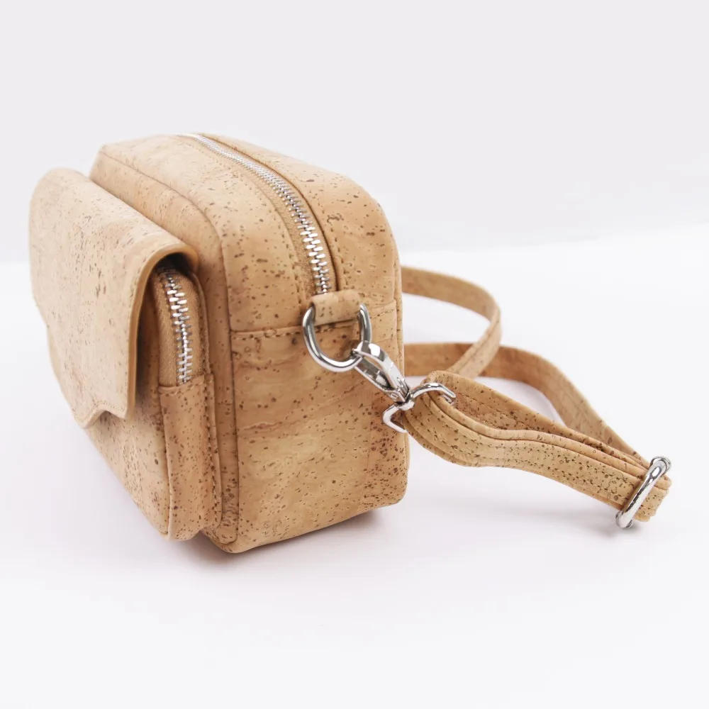 Деревенская пробковая сумка через плечо 2 в 1 использование поясная сумка мессенджер мешок пробковый материал