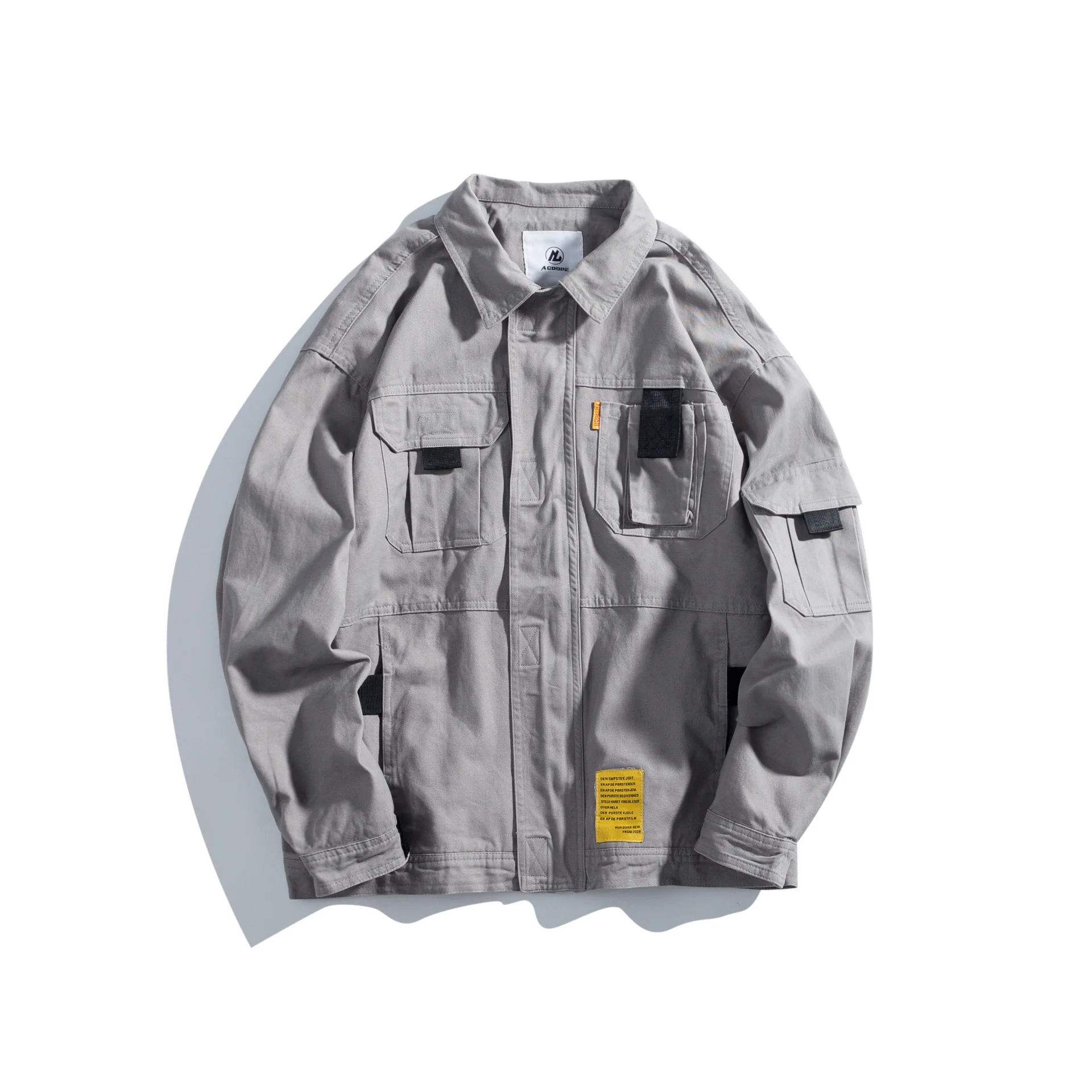 

City Where the Product Origional Autumn And Winter Multi-pockets Function Tooling Jacket Men Casual Jacket Men
