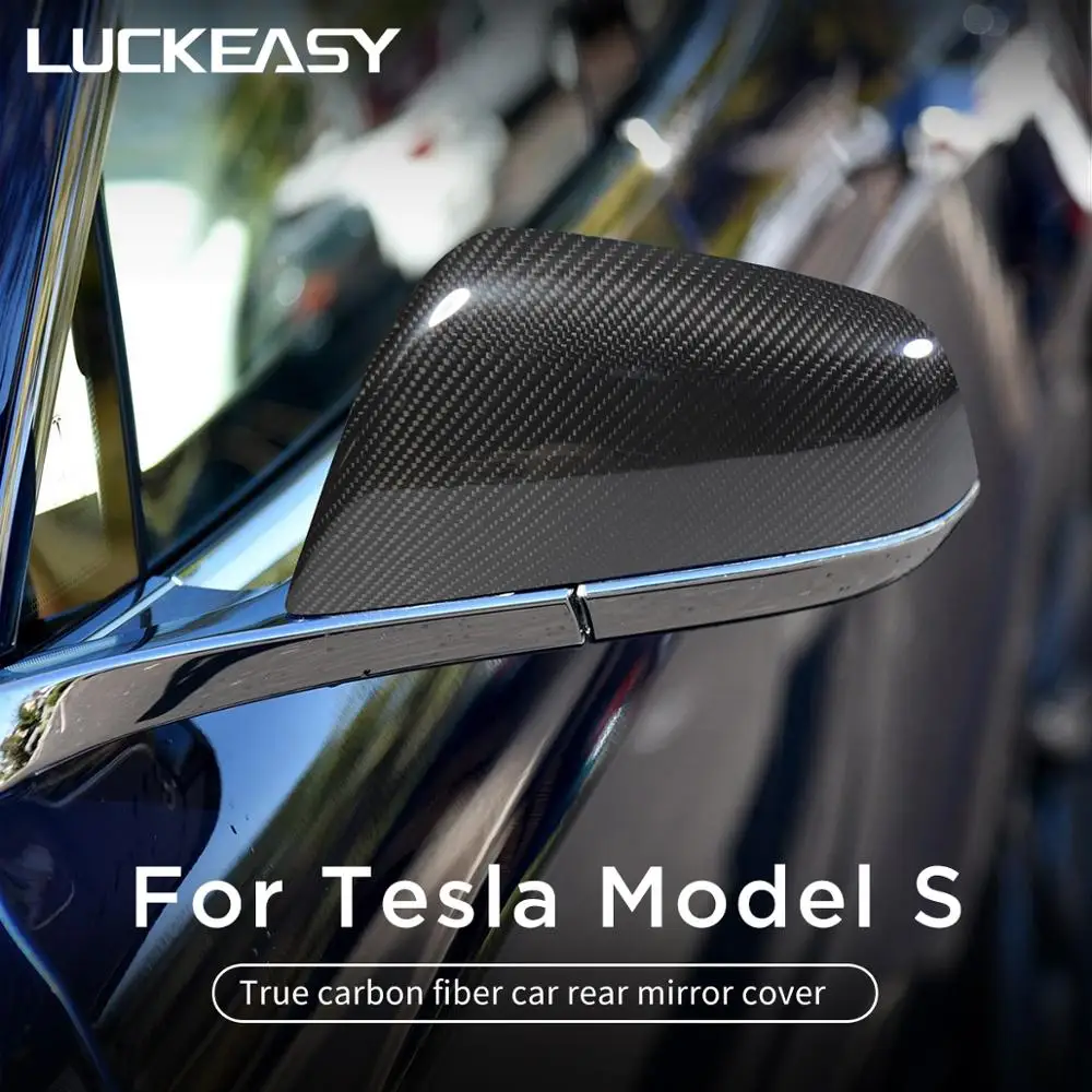 Внешние автомобильные аксессуары LUCKEASY зеркало заднего вида для Tesla Model S 2017-2022