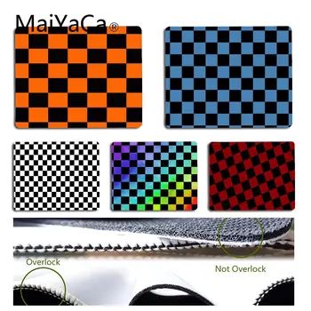 

MaiYaCa Boy Gift Pad Checkerboard Plaid Checked Silicone Pad to Mouse Game Size for 18x22cm 25x29cm Rubber Mousemats
