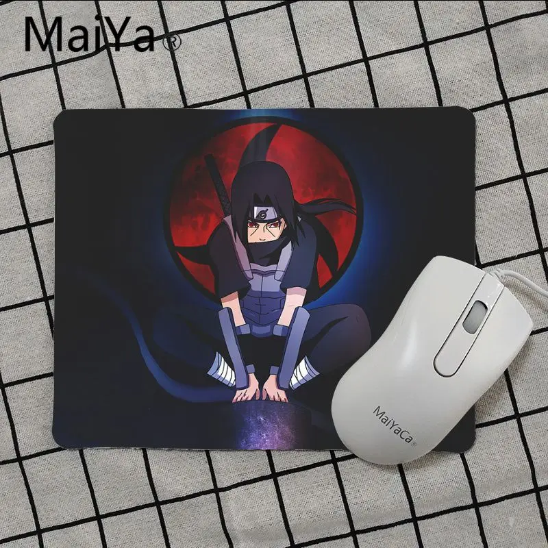 Maiya высокое качество Uchiha Itachi Naruto аниме резиновая мышь прочный Настольный коврик