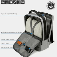 Multi-Functional Laptop Backpack For 13.3 14 15.6 Inch Notebook Case With Handle Sleeve Bag Travel Daypacks Waterproof Briefcase - Image 5