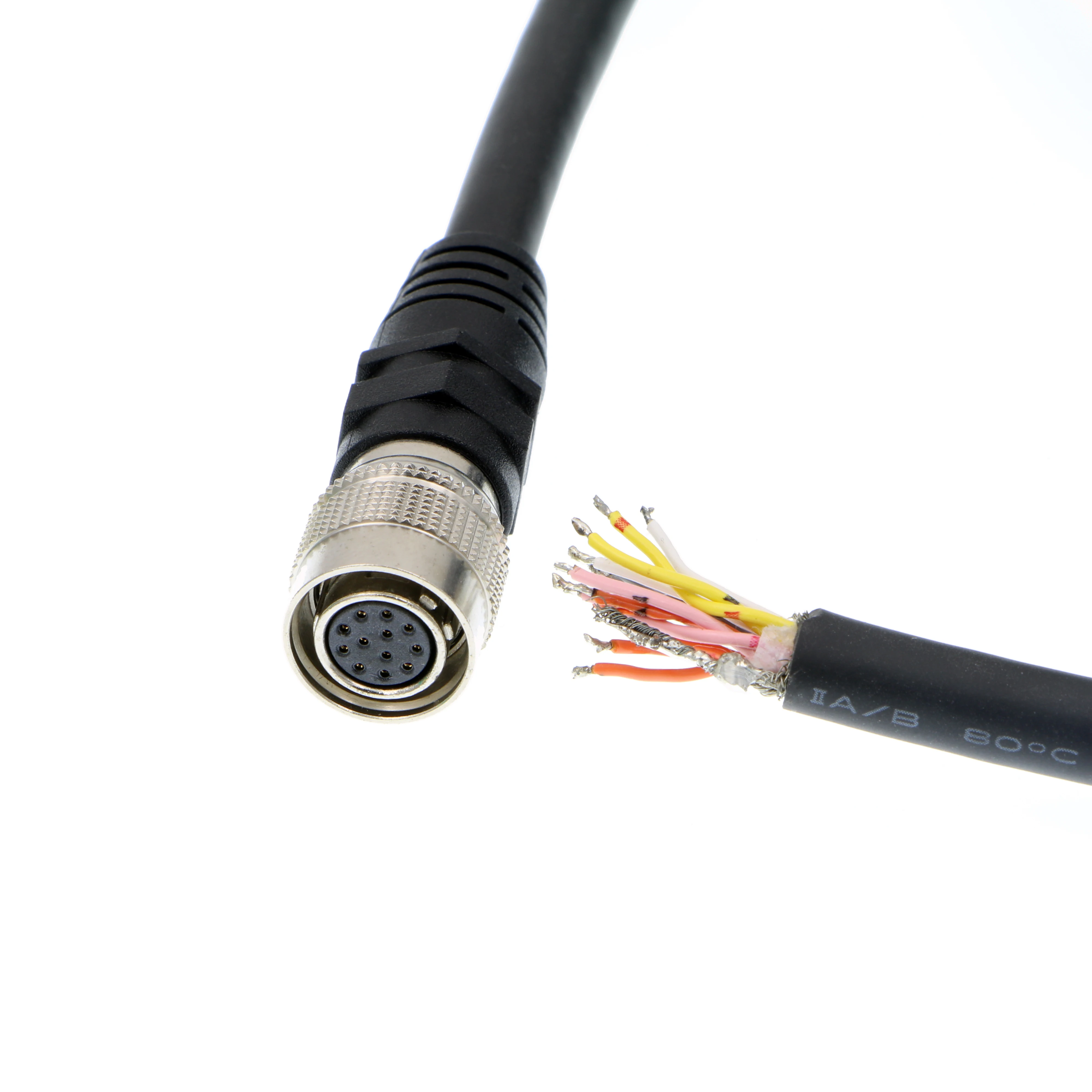Кабели Элвина питания I/O кабель HRS 12 Pin Hirose женский открытый витой для Basler камеры GigE 3 м
