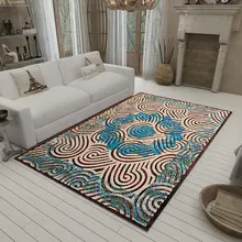 Абстрактный ретро-художественный красочный ковер для гостиной, спальни, противоскользящий напольный коврик, модный кухонный ковер
