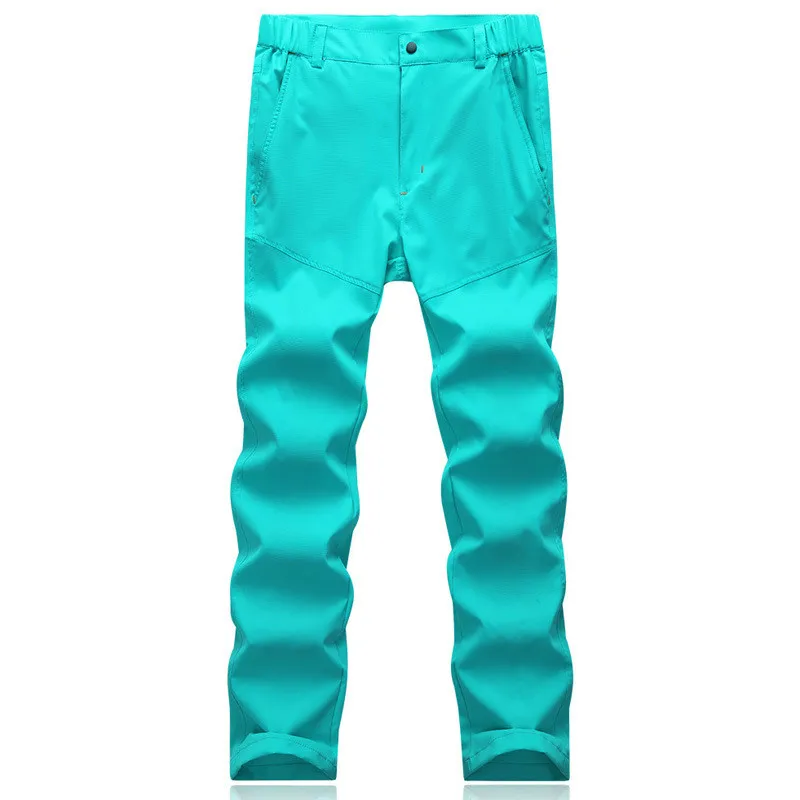 Blue Green Женские штаны на лето, весну, осень, для велоспорта, треккинга, для пеших прогулок, Femme, для девочек, для занятий спортом на открытом воздухе, быстросохнущие, для кемпинга - Цвет: Blue Green