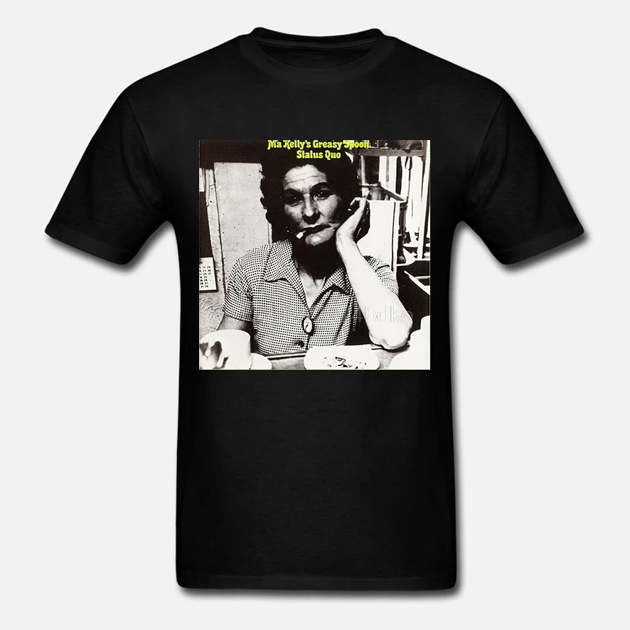 Status Quo Ma Harajuku уличная рубашка мужская жирная ложка футболка s m l Xl Xxl | Мужская