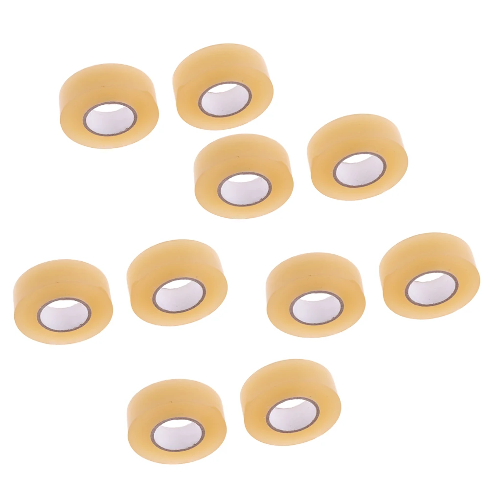 10 Rolls of Premium PVC Clear Hockey Tape for Ice Hockey Socks & Shin Guards