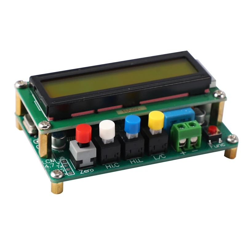 Lc100-A Digital Lcd High Precision Inductance Capacitance L/C Meter Capacitor Tester Frequency 1Pf-100Mf 1Uh-100H Lc100-A + Test 6