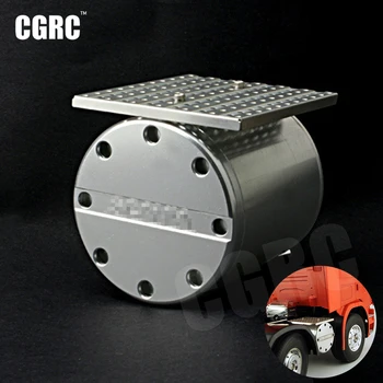 

CNC Aluminum Alloy Simulation Mute Box Decoration For 1/14 Tamiya RC Truck Scania 620 56323 730 470