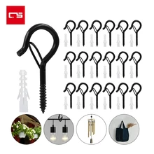 

Hanger Screw Hooks for Outdoor String Light Christmas Light Plant Bracket Bird Feeders Wind Chimes Lanterns Wire Decoration Hang