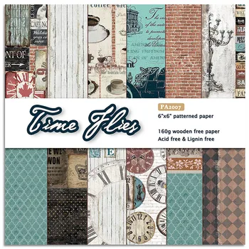 

12Sheets Dark Retro Patterned Paper Scrapbooking Paper Pack Handmade Craft DIY Album Paper Card Making DIY Scrapbook Paper Craft