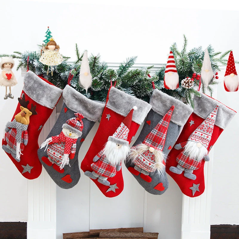 Red Sox 2022 Christmas Ornament Navidad 2021 Christmas Gnomes Stockings Santa Sacks Xmas Ornaments New Year  2022 Gifts Candy Bag Christmas Decorations For Home|Stockings & Gift  Holders| - Aliexpress