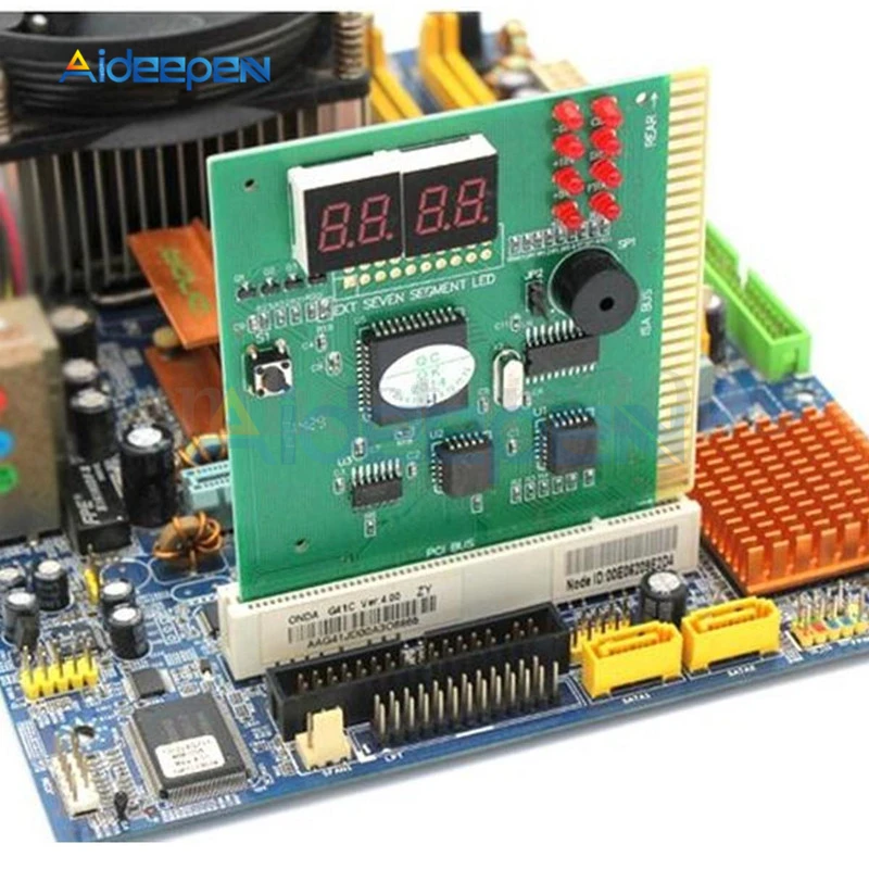 2-значный 4-разрядный планшет PCI Анализатор материнской платы Диагностический Тесты er Post Тесты карты с светодиодный цифровой Дисплей для ПК, ноутбука, настольного компьютера