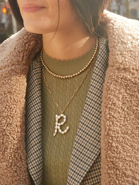 Long Chain Link Necklace Women 