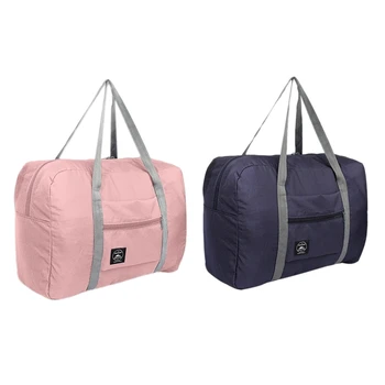 

2Pcs Multifunction Large Capacity Casual Folding Waterproof Luggage Storage Bags Suitcase Travel Pouch Handbag Organizer Tote Ba