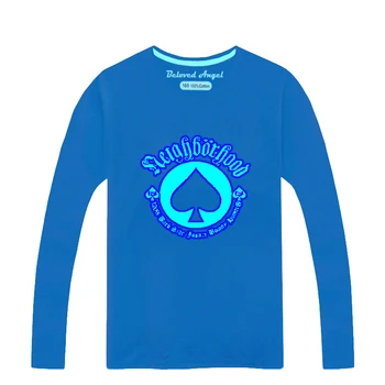 

Cartoon Kids Long Sleeve Boys Girls T Shirt Christmas Cotton Baby Tops Tshirt Autumn Luminous Children Clothes 3-15 Years