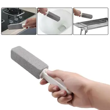 

Pumice Stone Toilet Bowl Cleaner Brush With Long Handle 360 Tool Cleaning Bathtubs For Quick Degrees Toilets C1M0