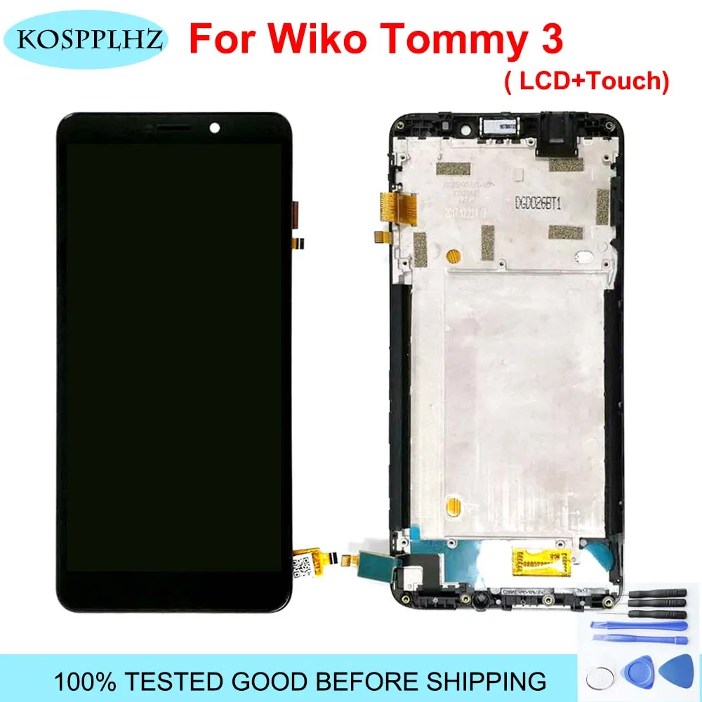 5 45 &quotоригинал для wiko tommy 3 ЖК-дисплей сенсорный экран дигитайзер замена tommy3 LCD +