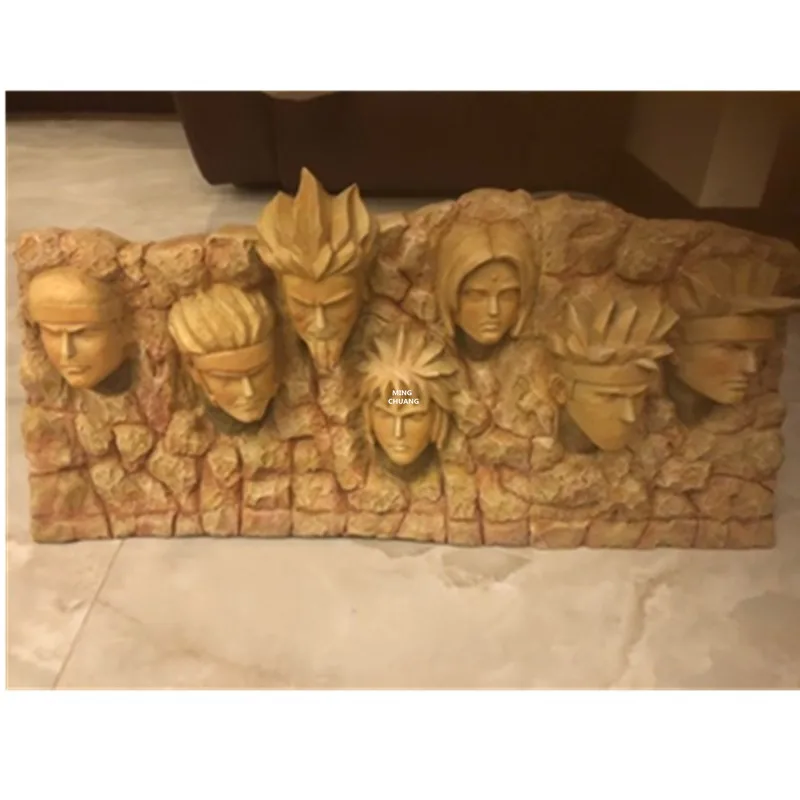 1" Статуя Наруто konohagakurenosto бюст Hokage рок полноразмерный портрет праздничный подарок анимационная фигурка GK игрушечная коробка 30 см V351