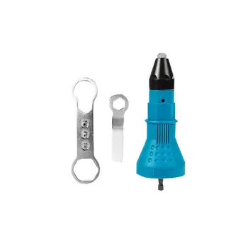 

Electric Rivet Nut Gun Cordless Riveting Drill Kit Conversion Adapter Insert Set
